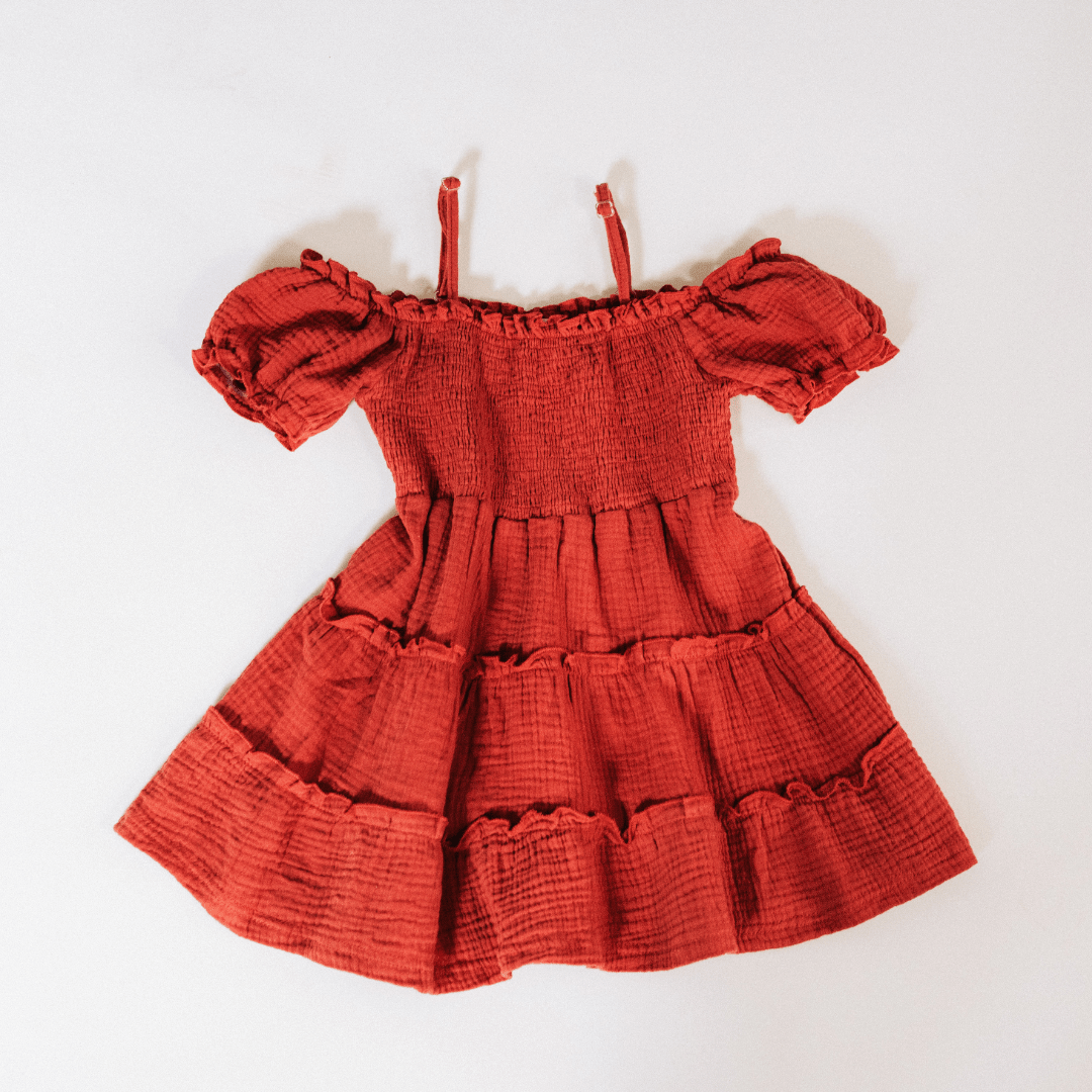 mommy and me red dresses Red Bella Mommy and Me Dresses, 4T