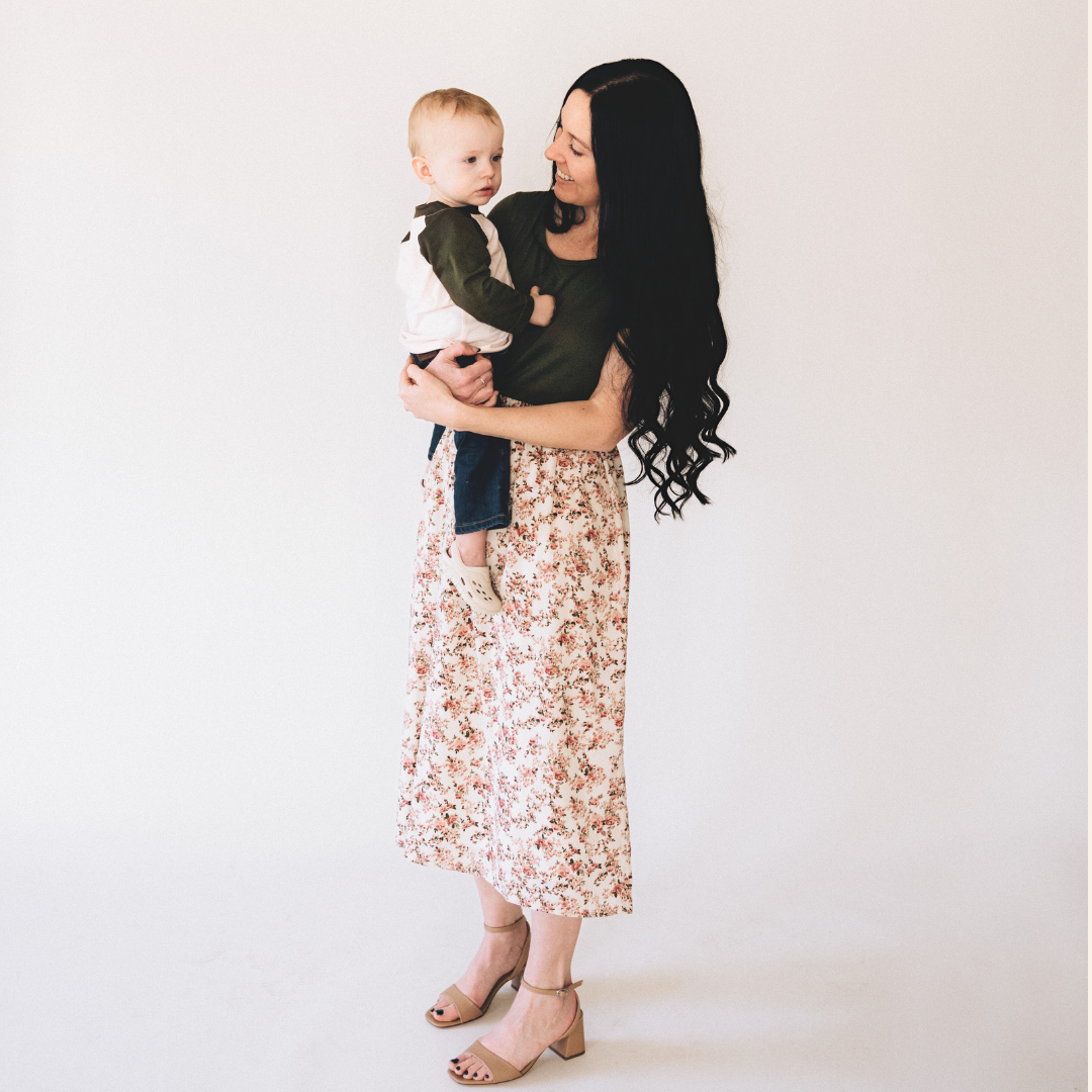 Olive Green Mommy & Son Outfits