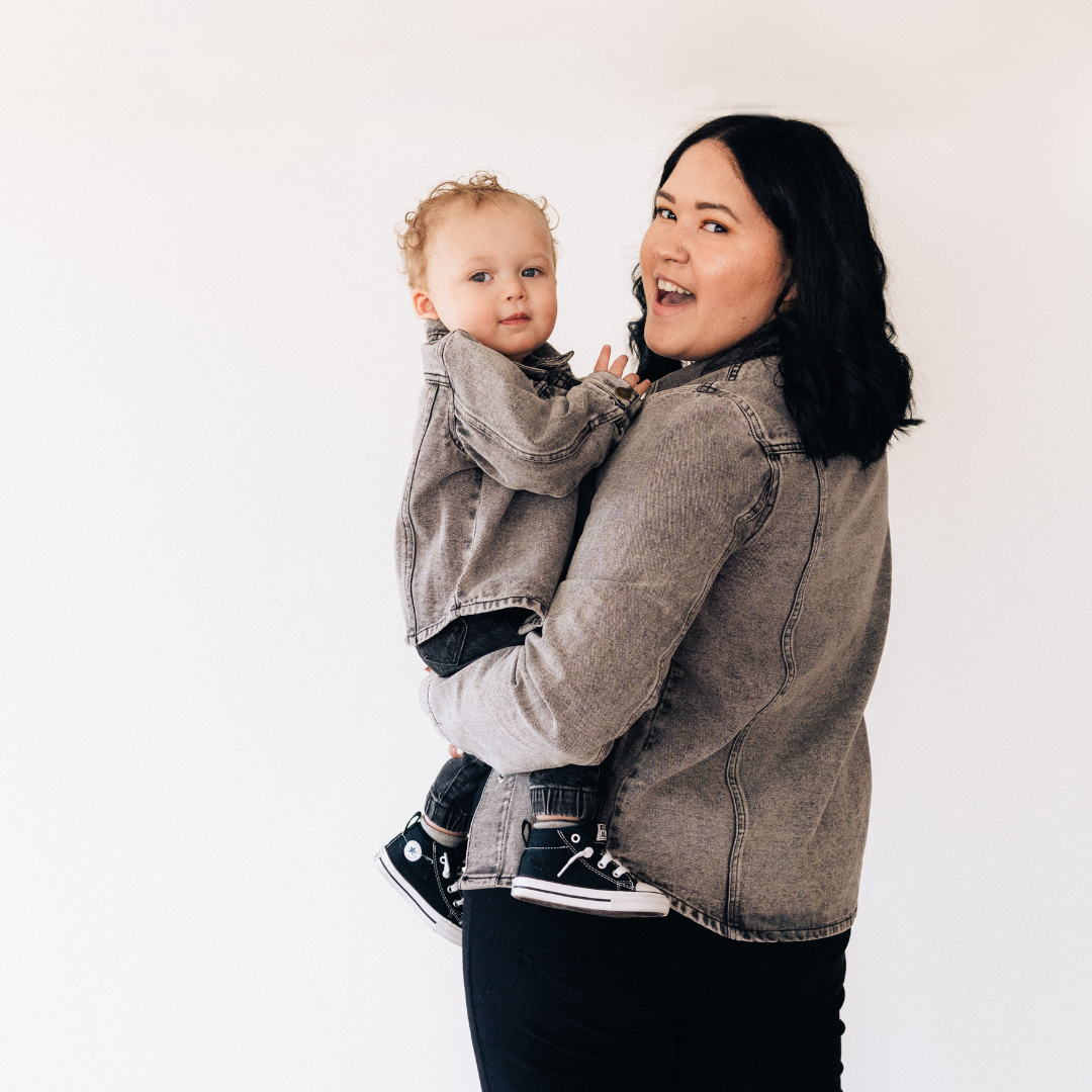 Silver Gray Denim Jacket - Infant
