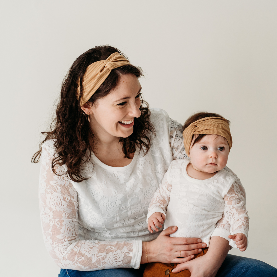 Matching Headbands- Tan