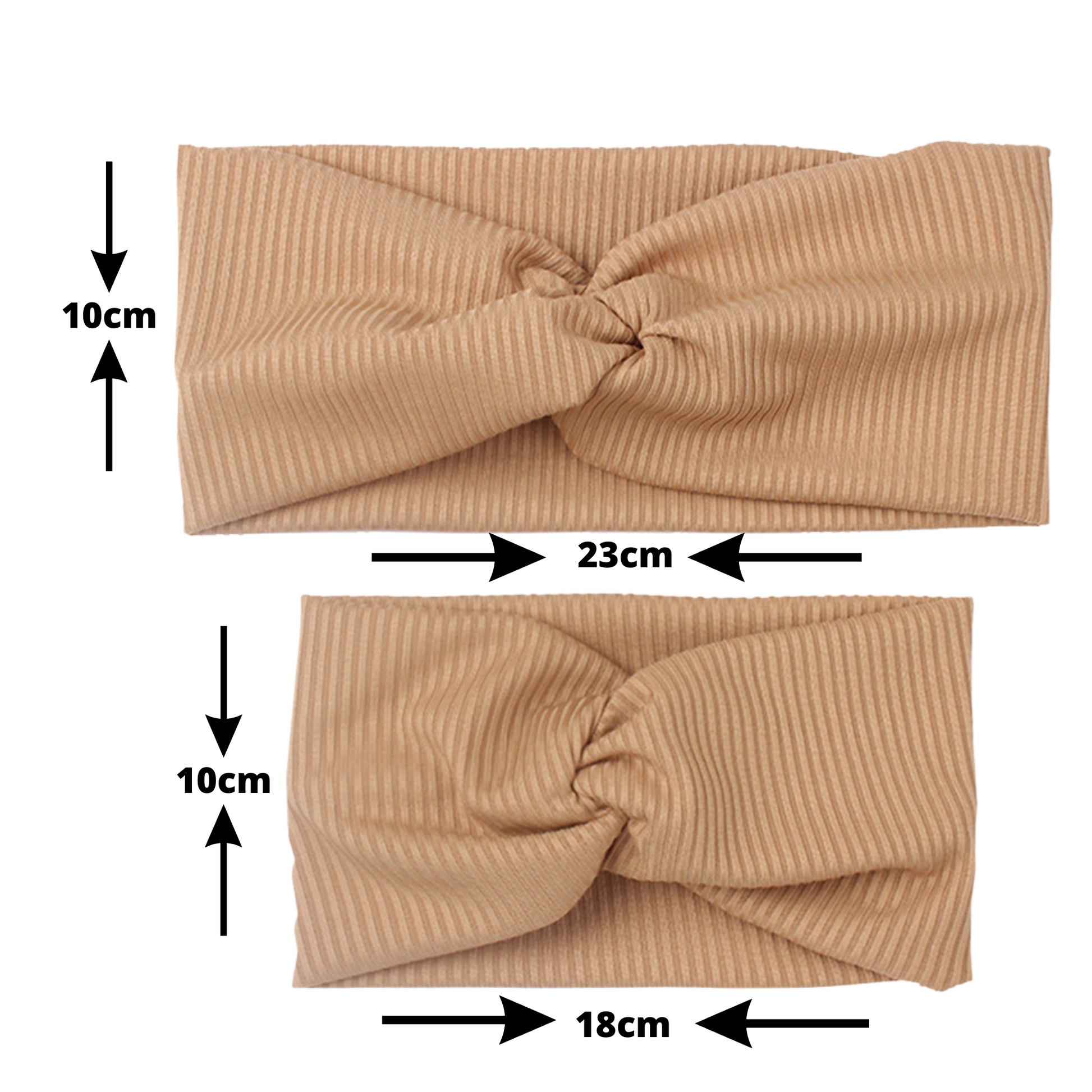 Matching Headbands- Tan