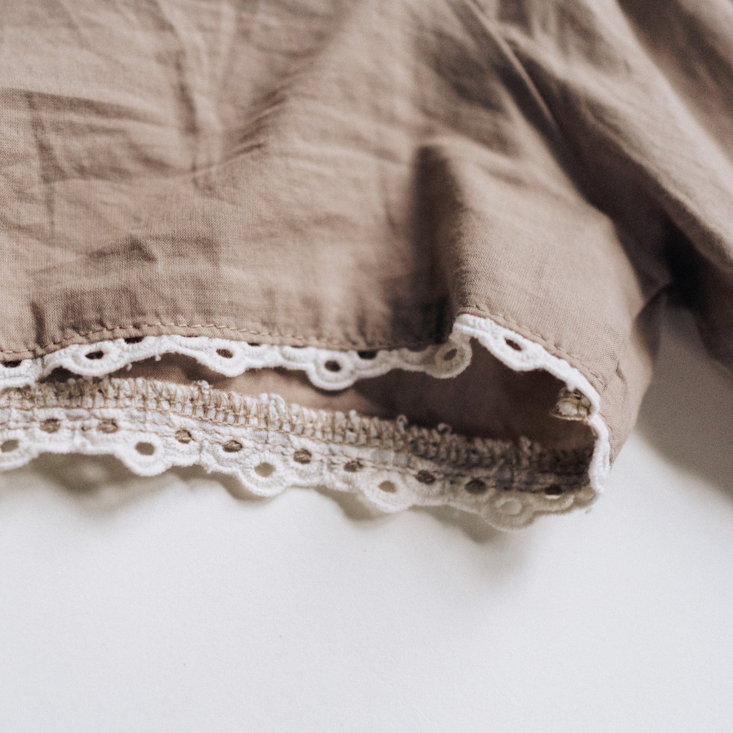 Embroidered Short Sleeve Peasant Blouse- Child