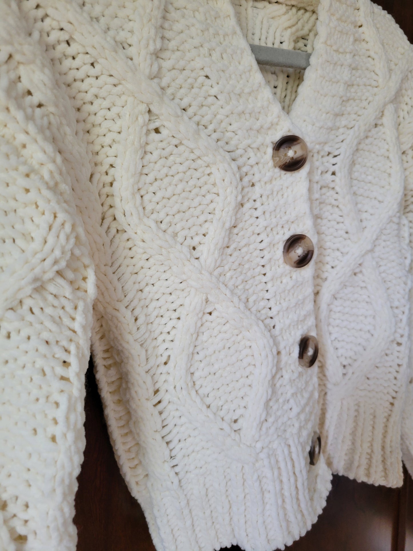 Ivory Cable Knit Sweater