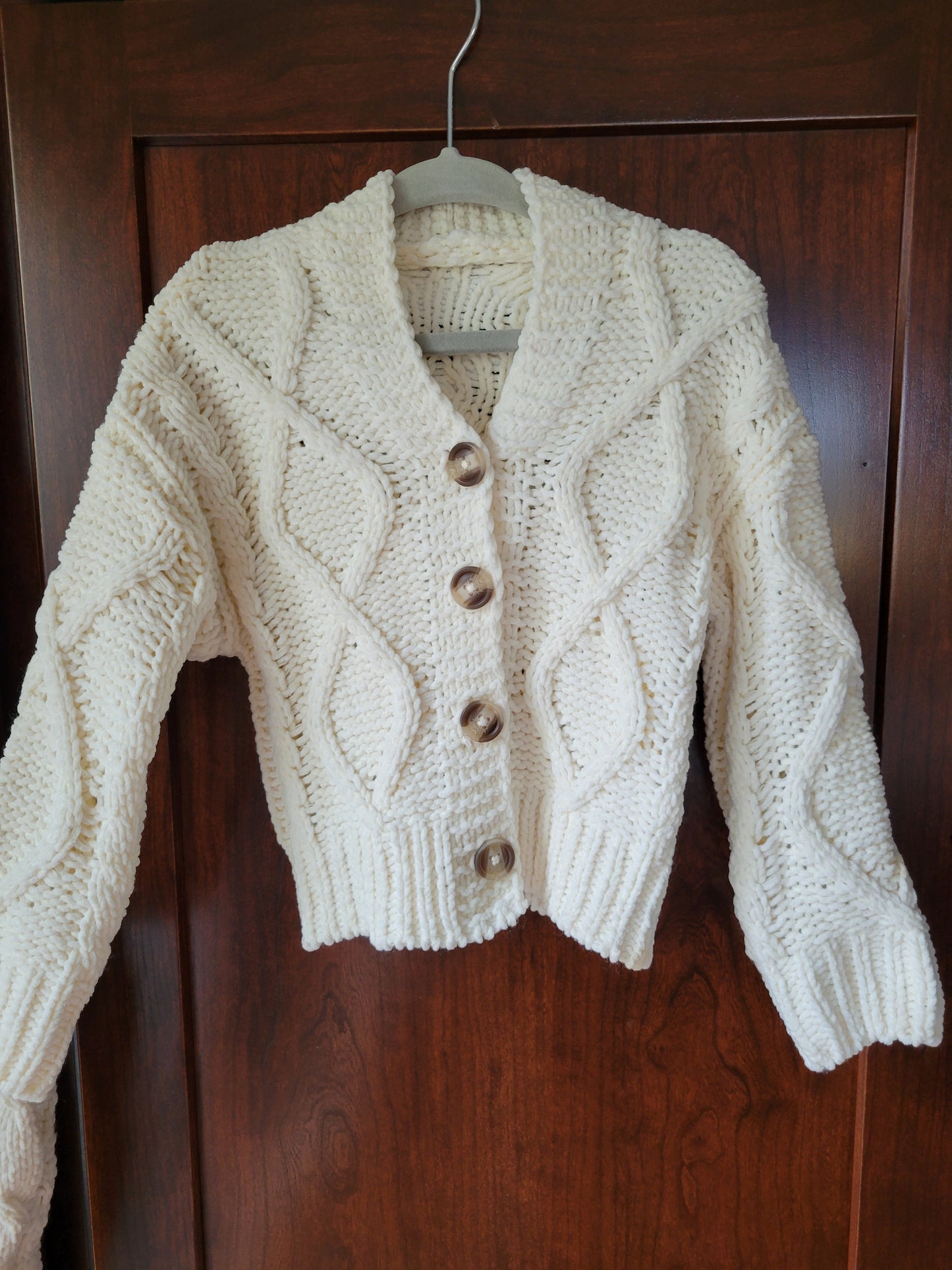 Ivory Cable Knit Sweater