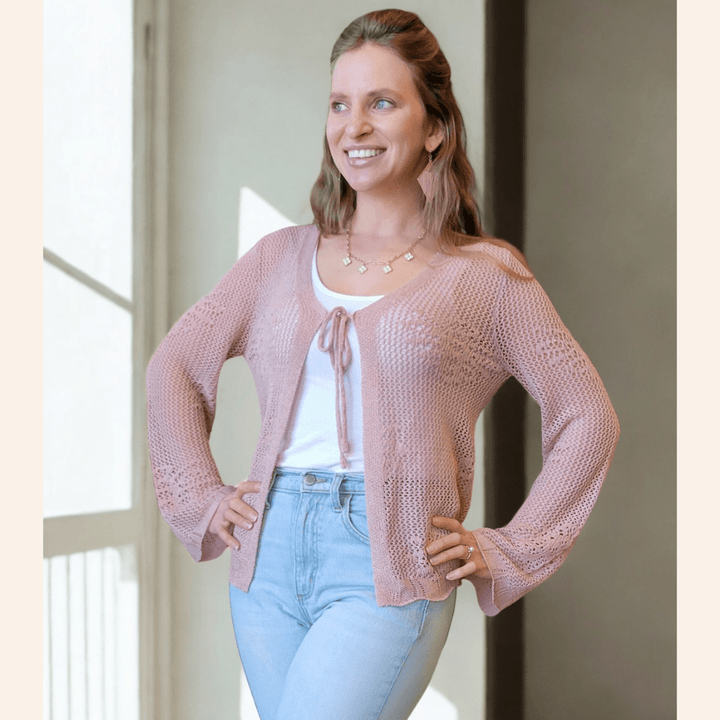 Crochet Bell Sleeve Mommy & Me Cardigans - HAHA MAMA Clothing