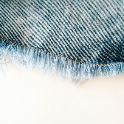 Raw Hem Denim Jean Jacket - Child