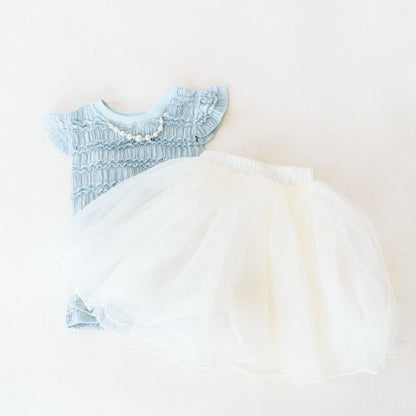Ruffle Blue Pearl Outfit- Child