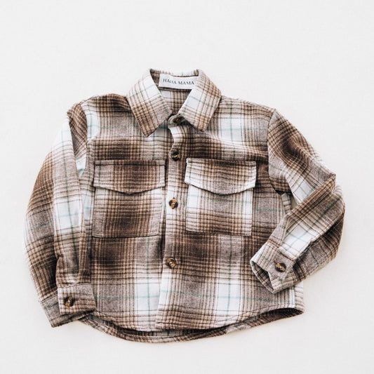 Lightweight Brown Flannel - Child