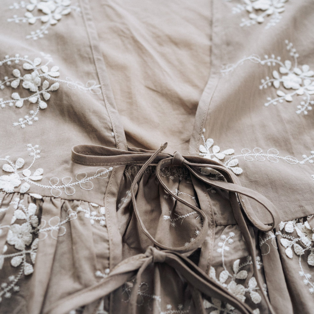 Embroidered Cardigan - Child - HAHA MAMA Clothing