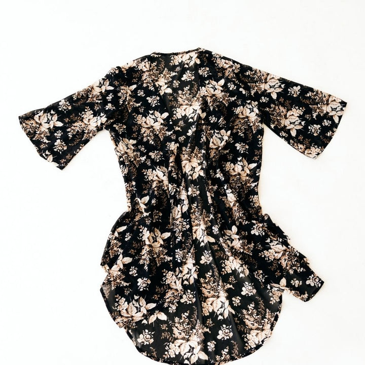 Floral Matching Duster & Button - Down Mommy & Son - HAHA MAMA Clothing