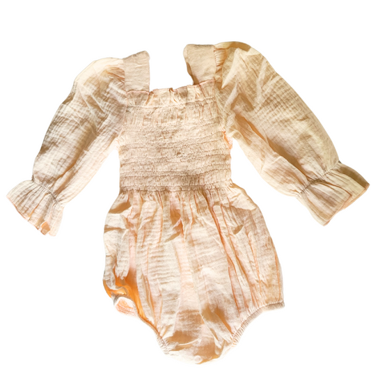Muslin Puffed Sleeve Mommy & Me Dress - Infant