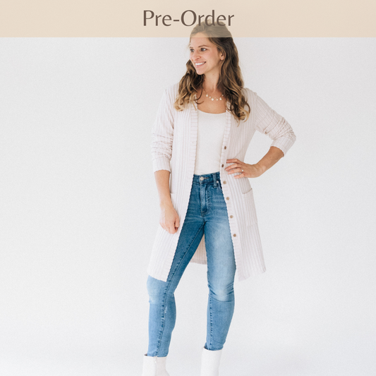 Button Down Cardigan- Women