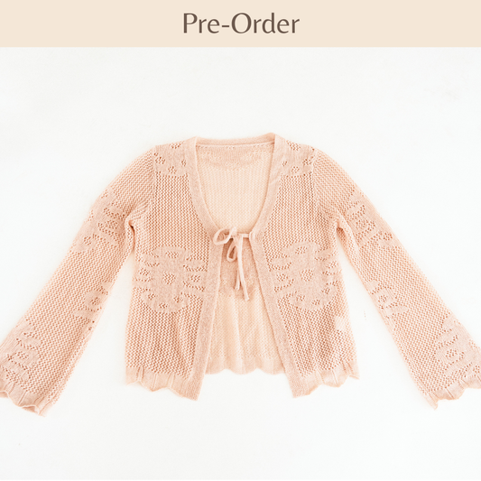 Crochet Bell Sleeve Cardigan- Child