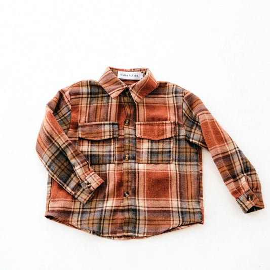 Lightweight Rust Flannel - Child