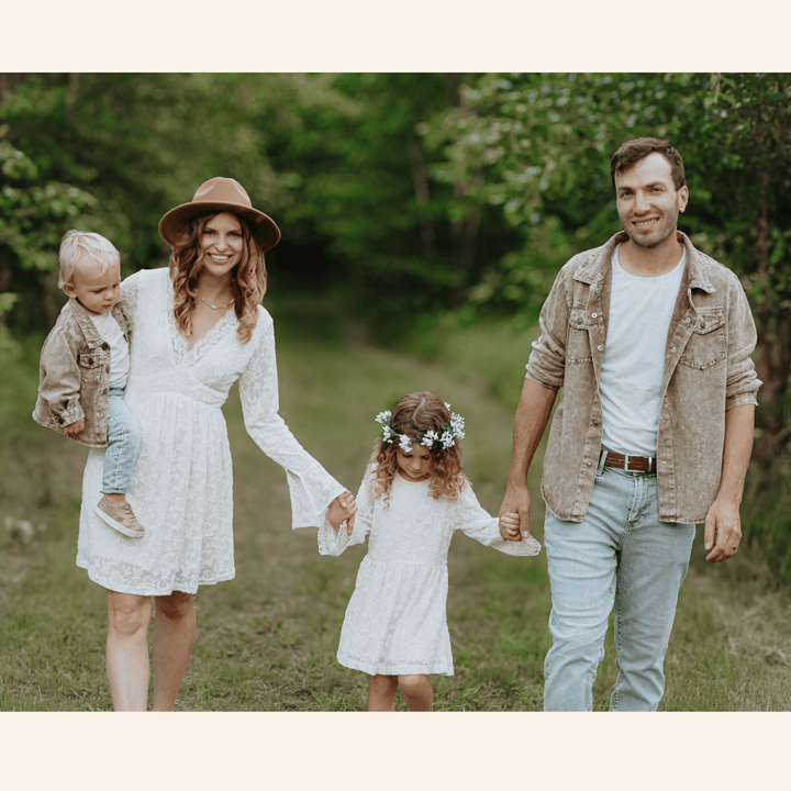 Ivory Lace Mommy & Me Dresses - HAHA MAMA Clothing