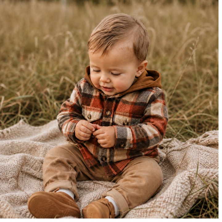 Rust & Brown Mommy & Me Flannels