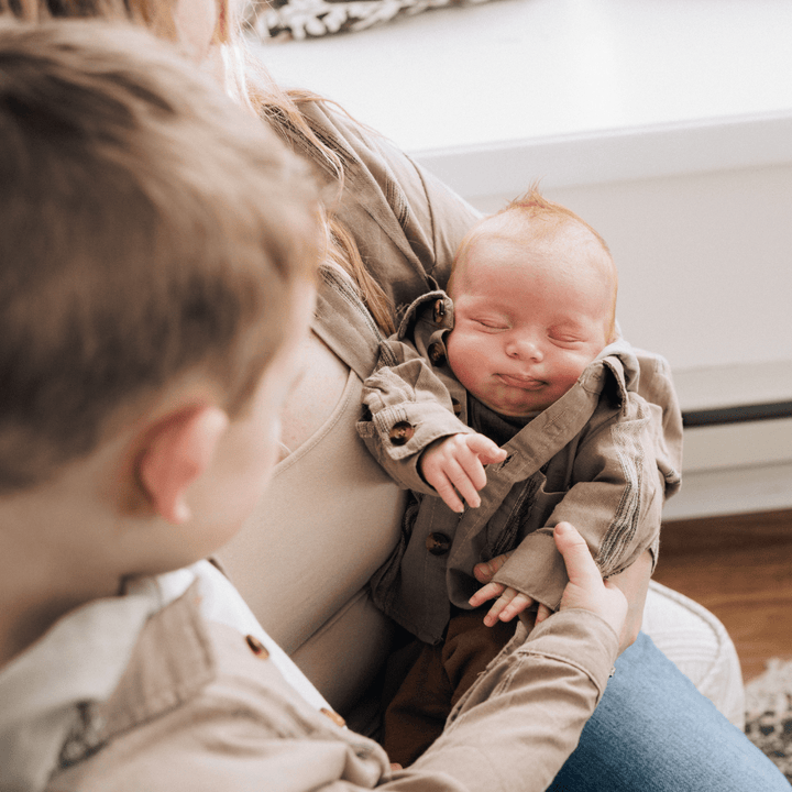 Hooded Embroidered Shirts - Infant - HAHA MAMA Clothing