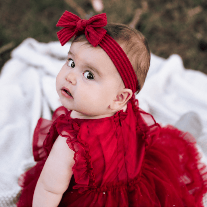 Baby Toddler Christmas Holiday Sparkle Tulle Dress - Girl's - HAHA MAMA Clothing