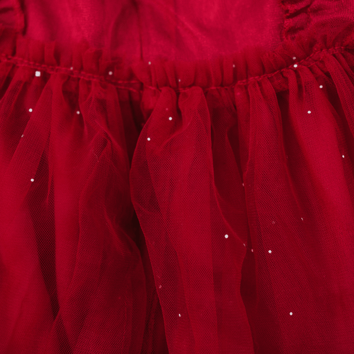 Baby Toddler Christmas Holiday Sparkle Tulle Dress - Girl's - HAHA MAMA Clothing