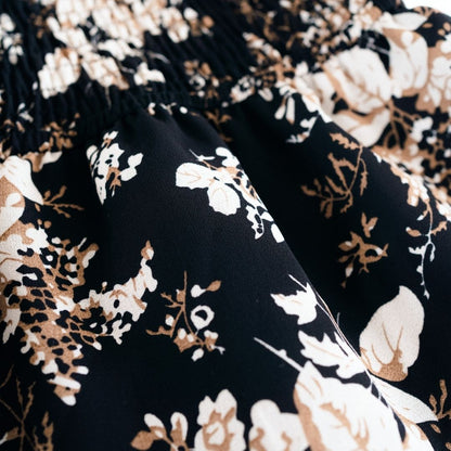 Black Floral Dress- Child