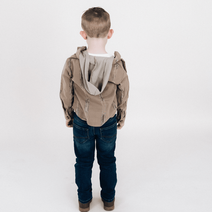 Hooded Embroidered Shirts - Child - HAHA MAMA Clothing