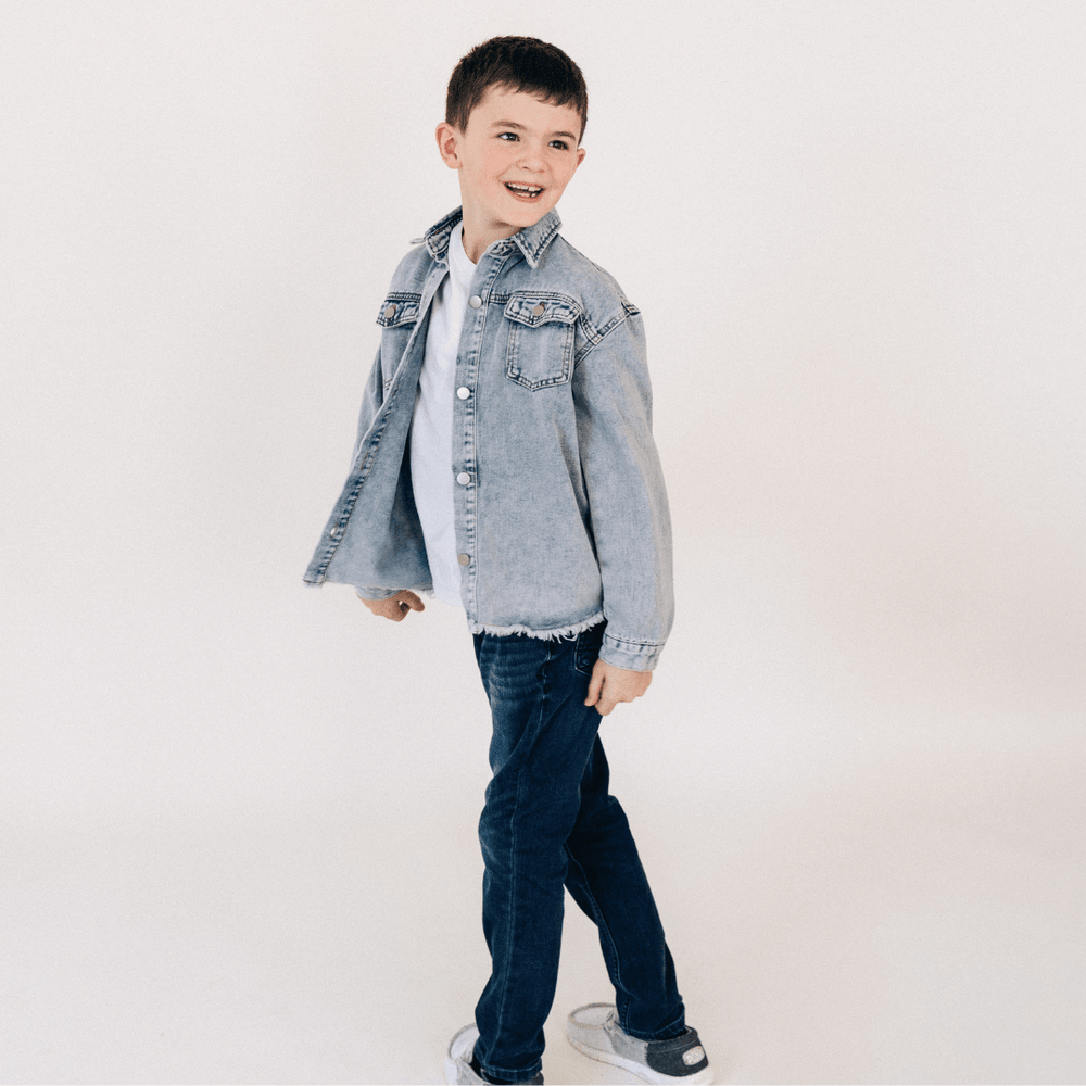 Mommy and Son Matching Denim Jackets - HAHA MAMA Clothing