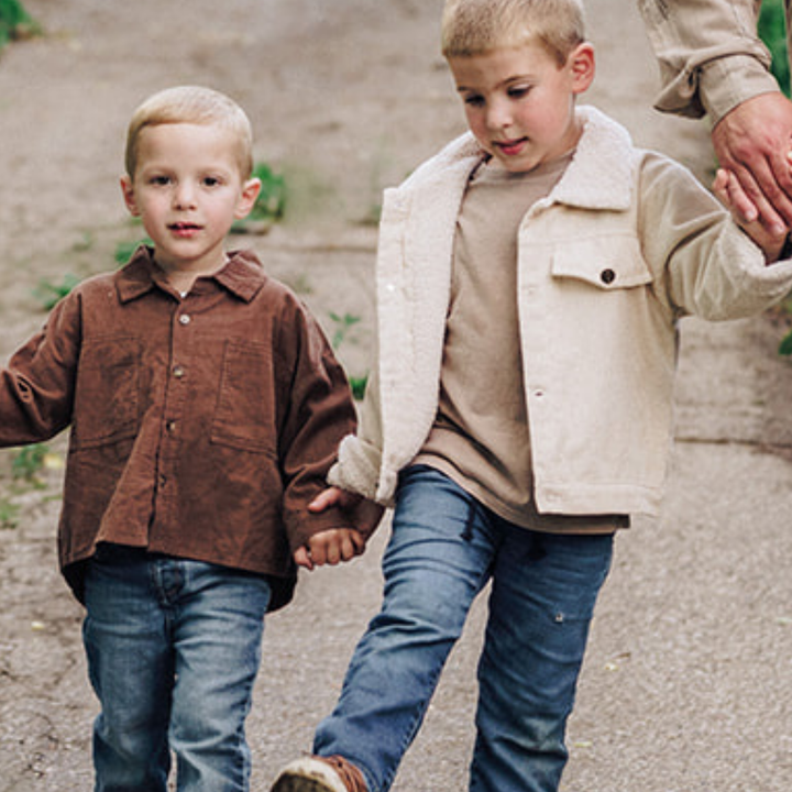 Cocoa Brown Corduroy Jacket- Child