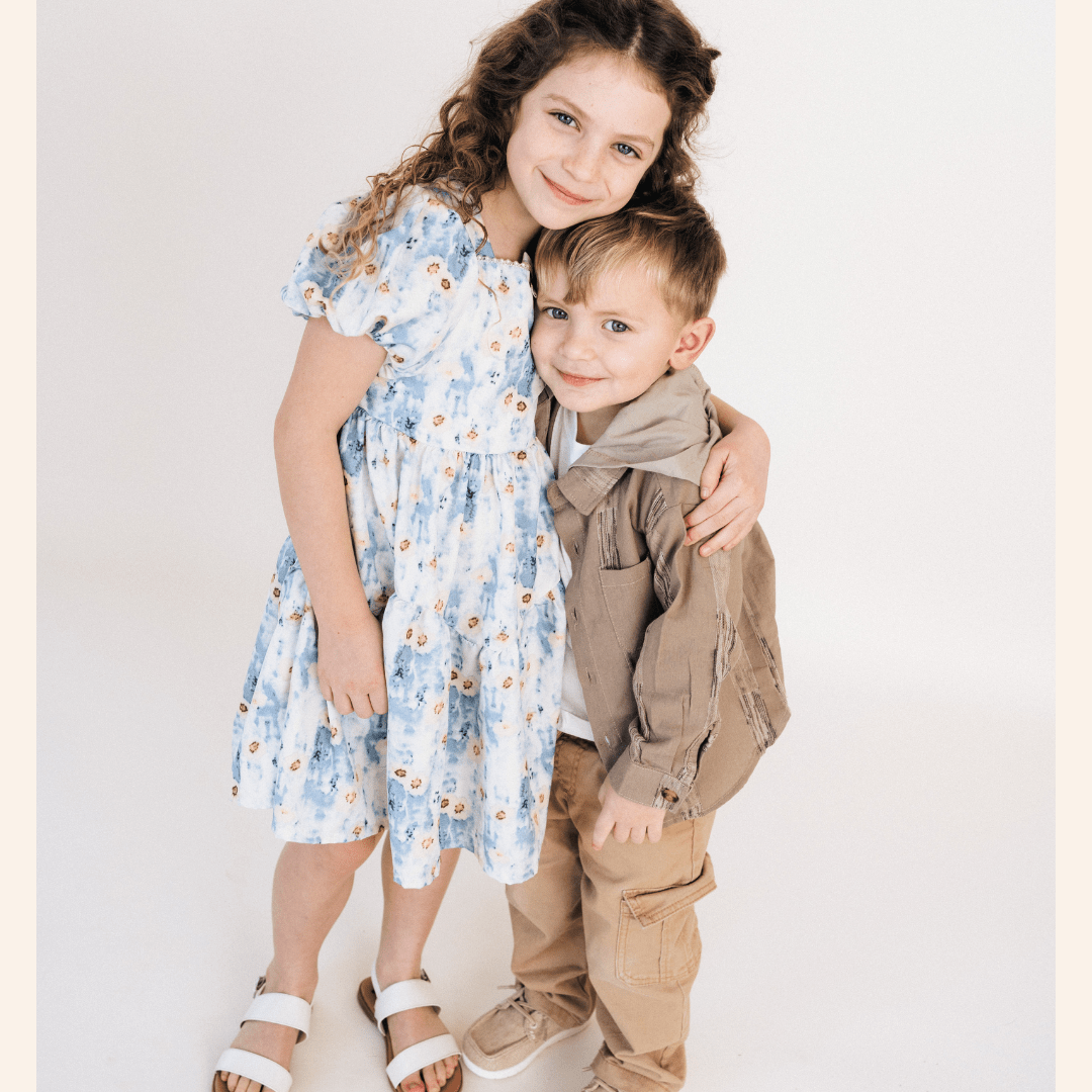 Floral Spring Dress - Child - HAHA MAMA Clothing