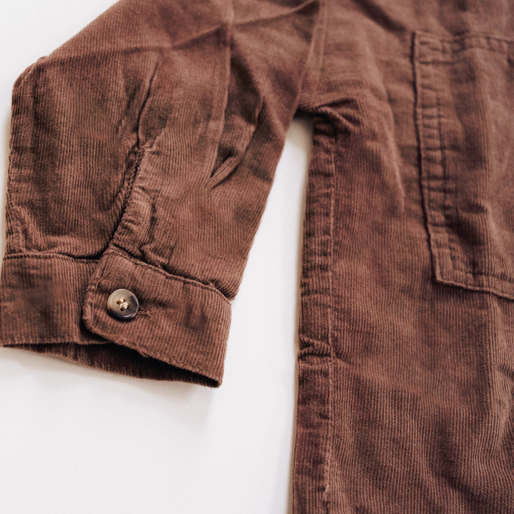 Cocoa Brown Corduroy Jacket- Child