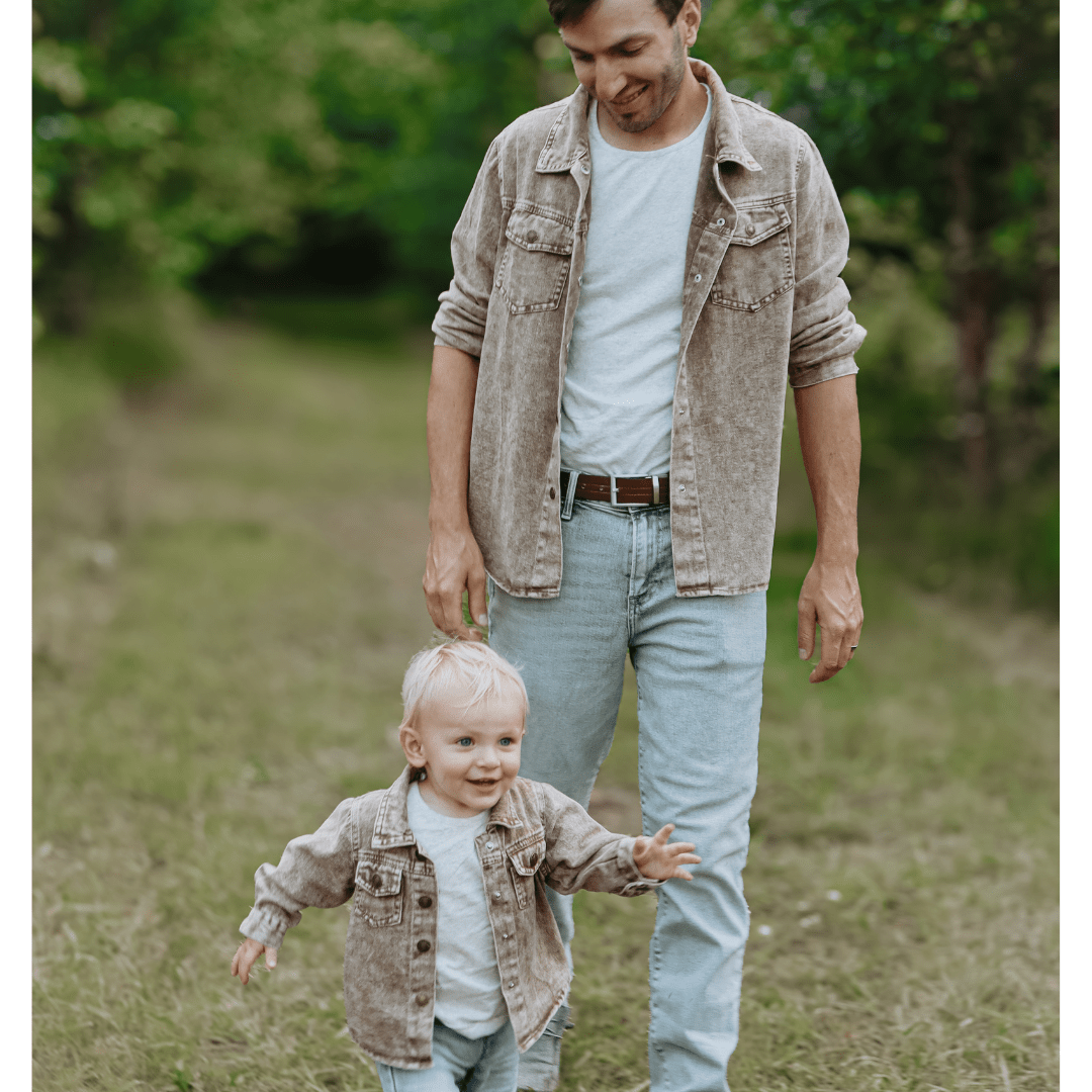 Brown Denim Jacket - Infant - HAHA MAMA Clothing