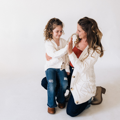 Ivory Cable Knit Sweater