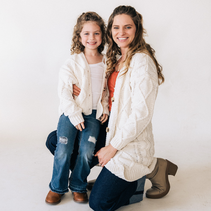 Ivory Cable Knit Sweater