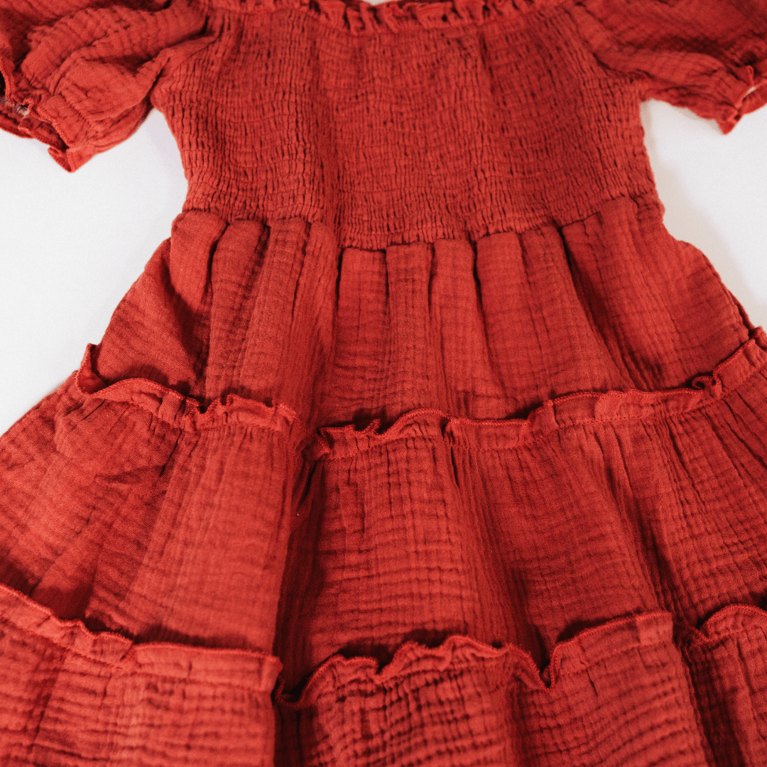 Copper Mommy & Me Dress - Child - HAHA MAMA Clothing