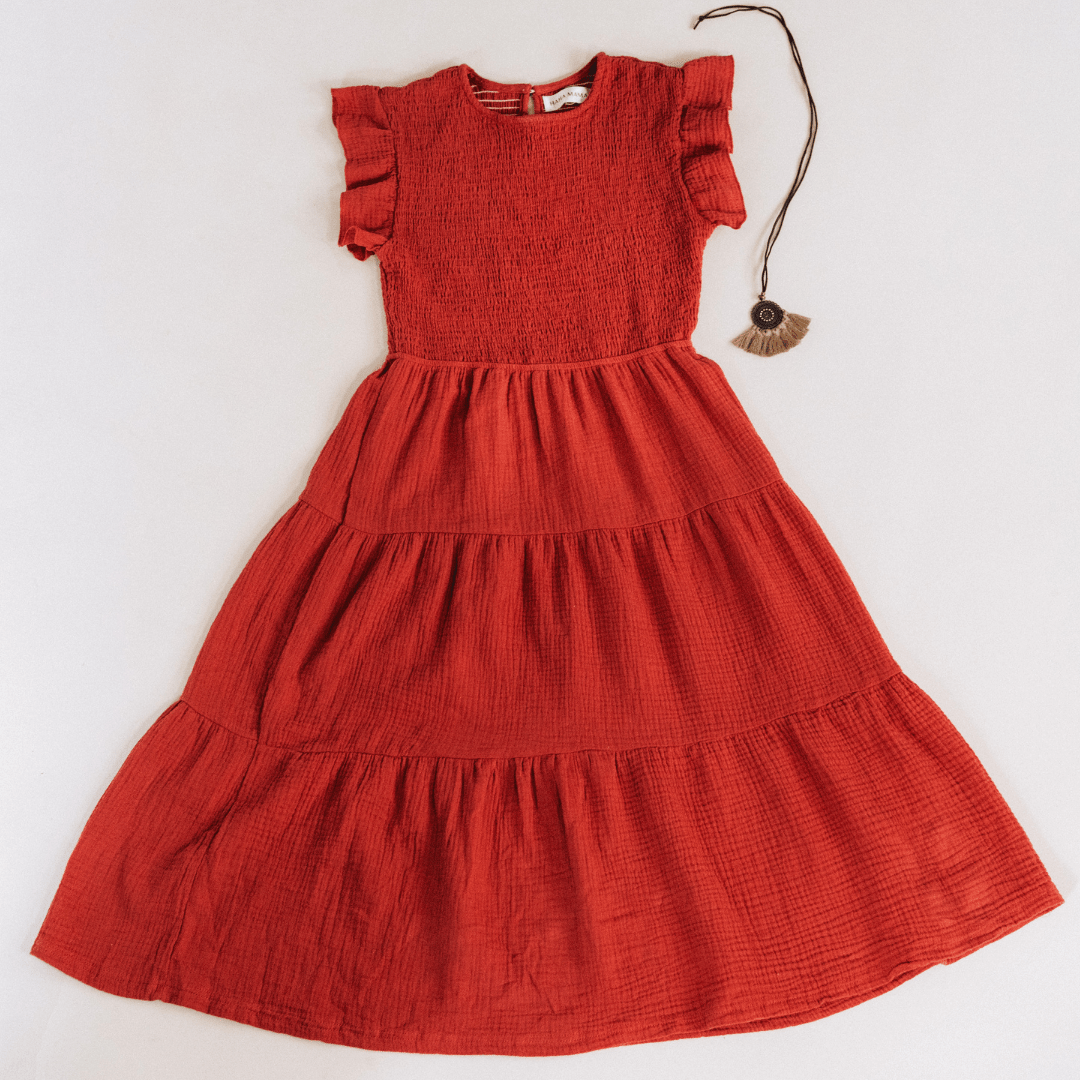 Copper Mommy & Me Dress - Women - HAHA MAMA Clothing