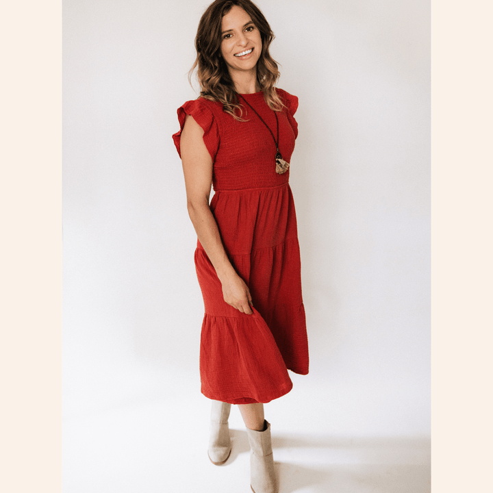 Copper Mommy & Me Dress - Women - HAHA MAMA Clothing