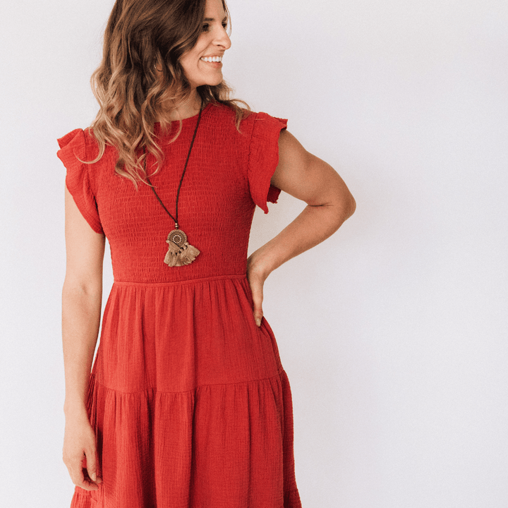 Copper Mommy & Me Dress - Women - HAHA MAMA Clothing