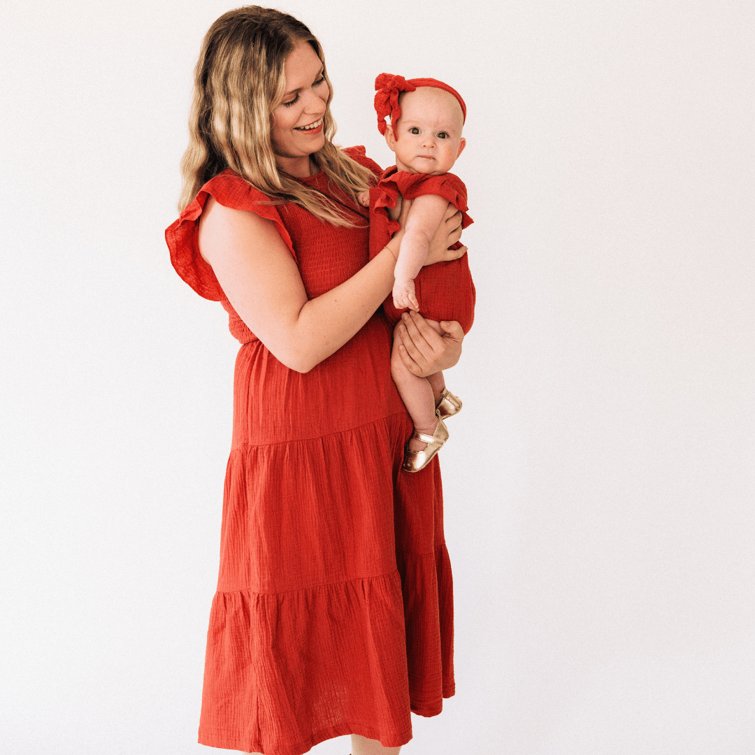 Copper Onesie - Infant - HAHA MAMA Clothing