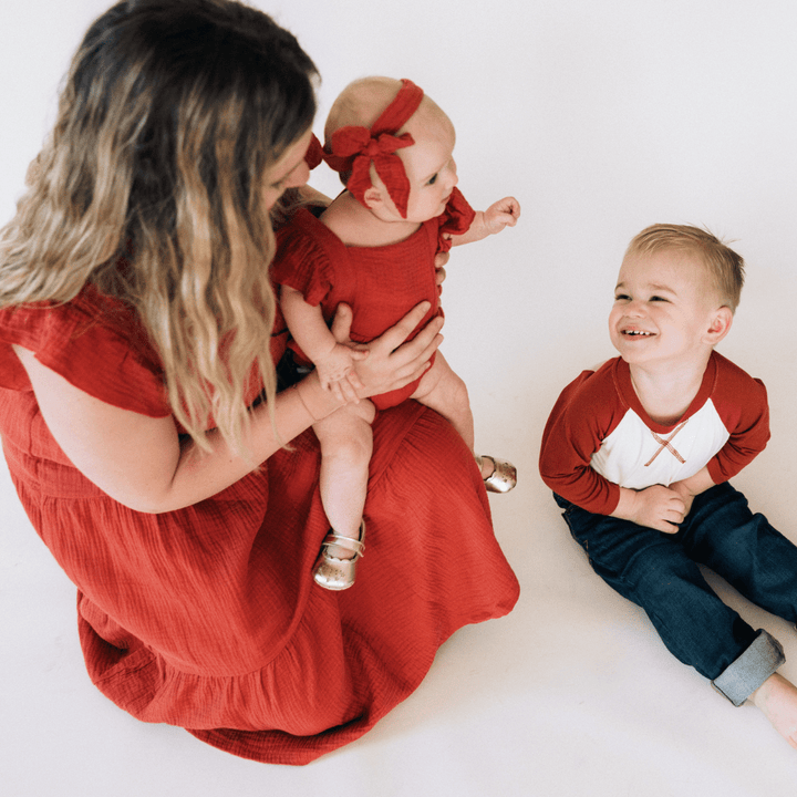 Copper Mommy & Son Outfits - HAHA MAMA Clothing