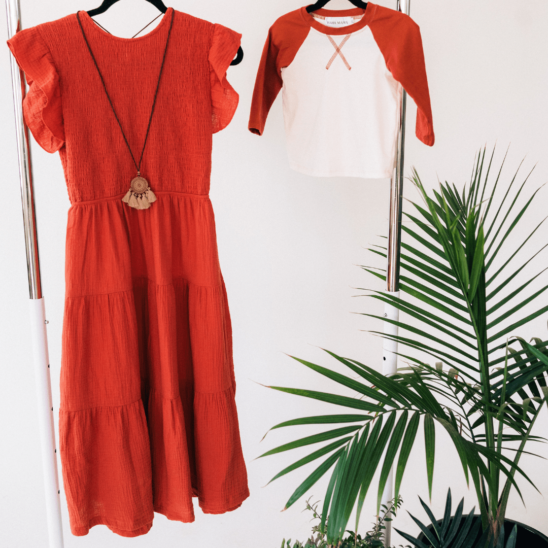 Copper Mommy & Son Outfits - HAHA MAMA Clothing