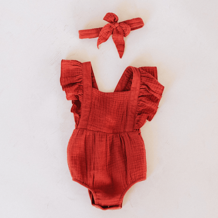 Copper Onesie - Infant - HAHA MAMA Clothing