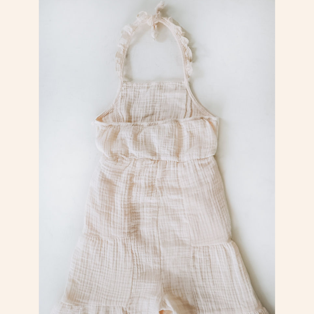 Soft White Crochet Mommy & Me Dress - Child