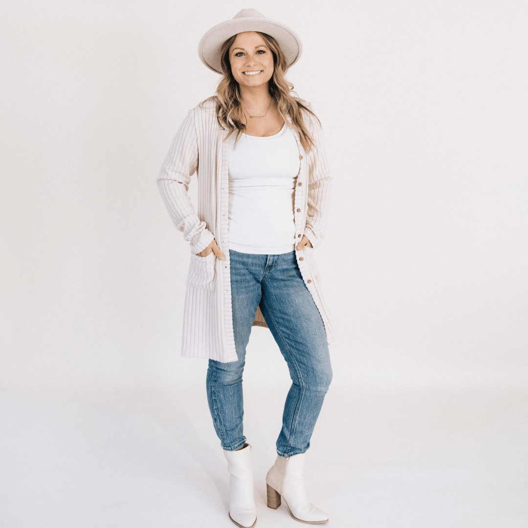 Button Down Cardigans Mommy & Me - HAHA MAMA Clothing