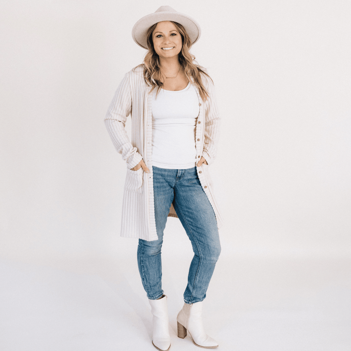 Button Down Cardigans Mommy & Me - HAHA MAMA Clothing