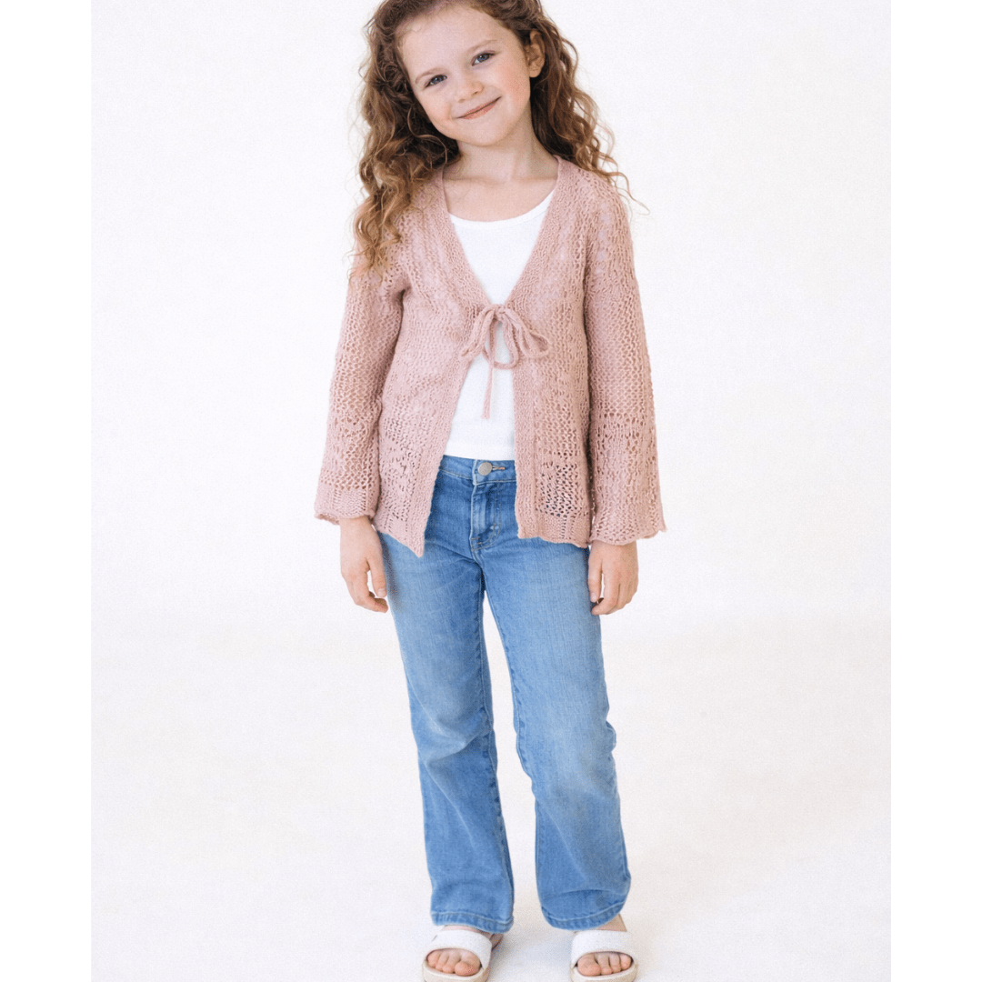 Crochet Bell Sleeve Mommy & Me Cardigans - HAHA MAMA Clothing