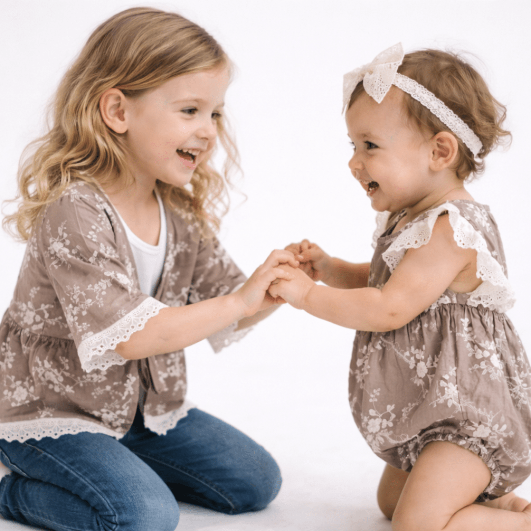 Embroidered Cardigan - Child - HAHA MAMA Clothing