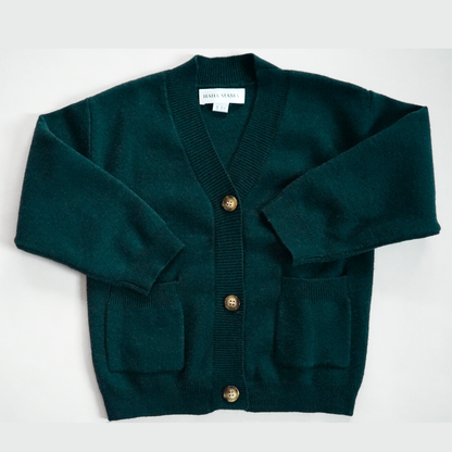 Green Pocketed Cardigan - Infant