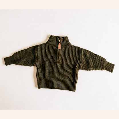 Dark Green Sweater - Infant