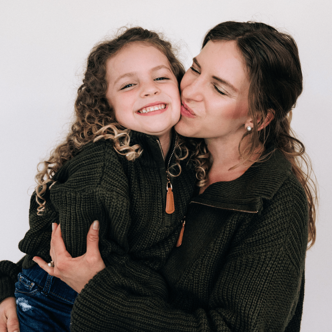 Dark Green Knit Sweater - HAHA MAMA Clothing