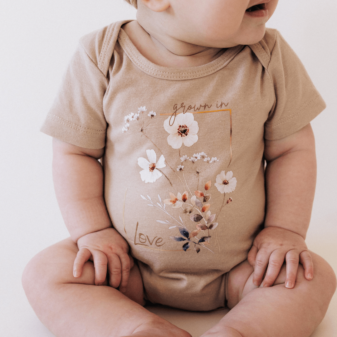 Grown In Love Onesie - Infant - HAHA MAMA Clothing