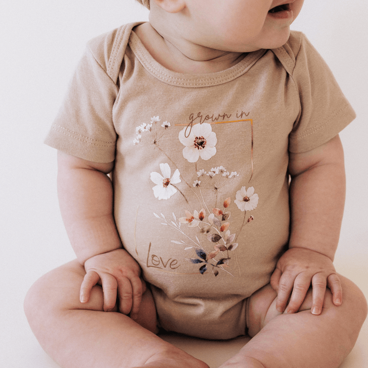 Grown In Love Onesie - Infant - HAHA MAMA Clothing
